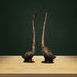 Brass Showpiece Duck Pair Black Statue 6.86kg